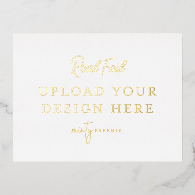 Postal Festiva Con Relieve Metalizado Postcarta de paisajes de Relieve metalizado dorado (Anverso)