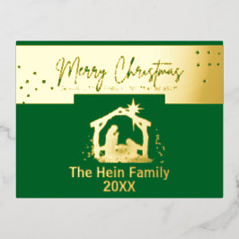 Postal Festiva Con Relieve Metalizado Relieve metalizado De Navidades De La Natividad De