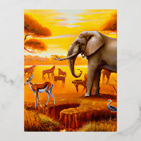 Safari, atardeceres africanos y animales salvajes