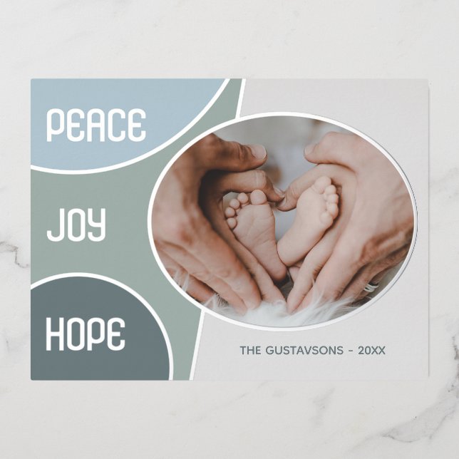 Postal Festiva Con Relieve Metalizado Temporadas Clásicas Modernas Saludos Plata Gold (Anverso)