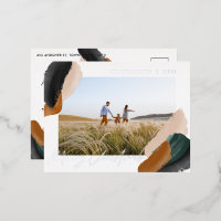 Terracota verde moderna de mínima acuarela foto h