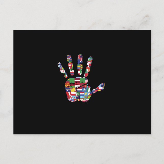 Postal Festiva Conciencia fresca del autismo del mundo (Anverso)