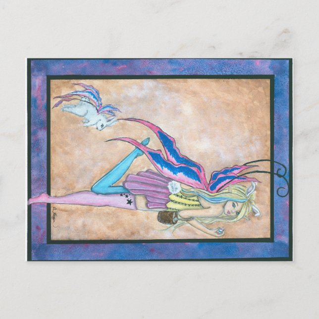 Postal Festiva Conejito de pascua (Anverso)