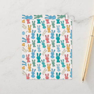 Postal Festiva Conejo de Pascua