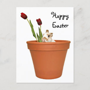 Postal Festiva Conejo de Pascua