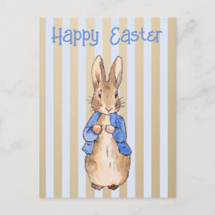Postal Festiva conejo de Pascua