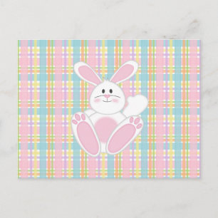 Postal Festiva Conejo de Pascua