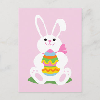 Postal Festiva Conejo de Pascua