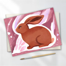 Conejo de Pascua de Chocolate | Acuarela Pastel Ad