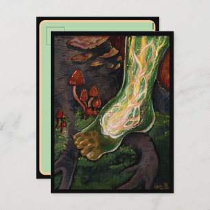 Postal Festiva Conexión de bosque~Raíces