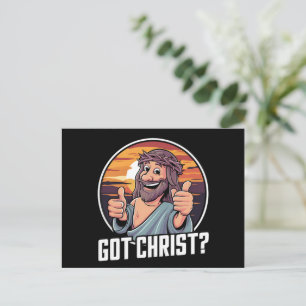 Postal Festiva Consiguió a Buddy un Cristo Navidades Jesús Religi