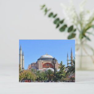 Postal Festiva Constantinopla Hagia Sophia Turkey Ayasofya
