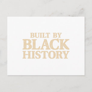 Postal Festiva Construido Por La Historia Negra Orgullo Africano-