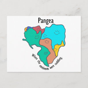 Postal Festiva Continentes Pangea Cudling Multicolor