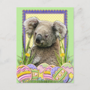 Postal Festiva Cookies de Huevo de Pascua - Koala