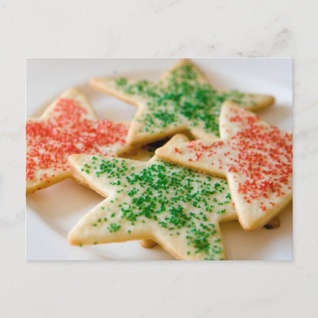 Postal Festiva Cookies de navidades (Anverso)