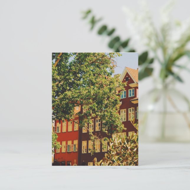 Postal Festiva Copenhague vibrante (Anverso de pie)