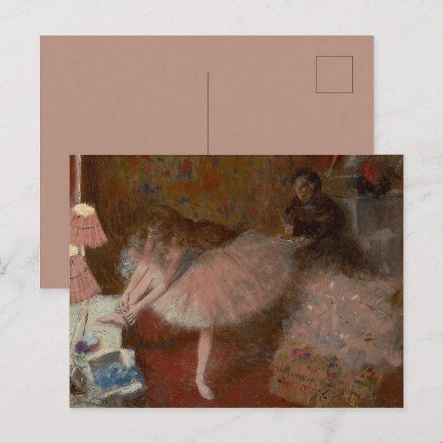 Postal Festiva Coquette Forain Ballerina (Anverso / Reverso)