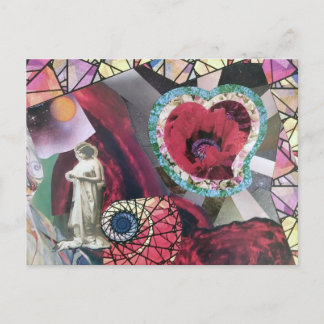 Postal Festiva Corazón de Bruja