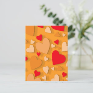 Postal Festiva Corazón de papel decorativo 7
