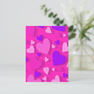 Postal Festiva Corazón de papel decorativo 8