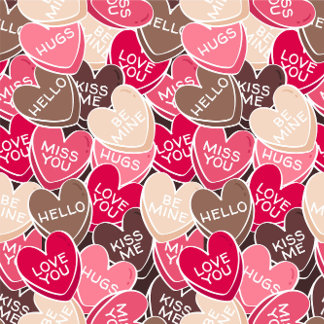 Postal Festiva Corazones Te Amo 