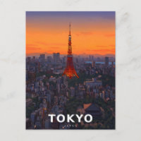 Corona de neón de Tokio: Tokyo Tower en el corazón