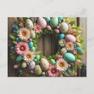 Postal Festiva Corona de Pascua