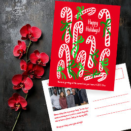 Postal Festiva Corporate Candycanes CUSTOM PHOTO Christmas