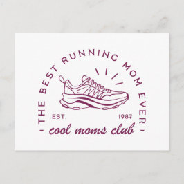 Postal Festiva Corre el club de las mamás geniales