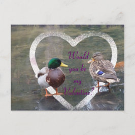 Postal Festiva Cortejo de Mallards