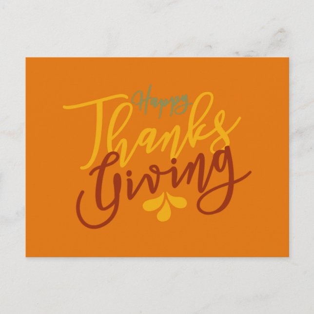 Postal Festiva Cosecha Bendiciones (Anverso)