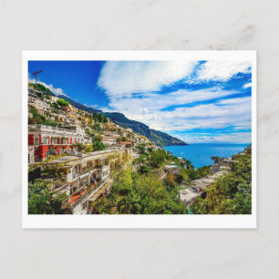 Postal Festiva Costa Positano