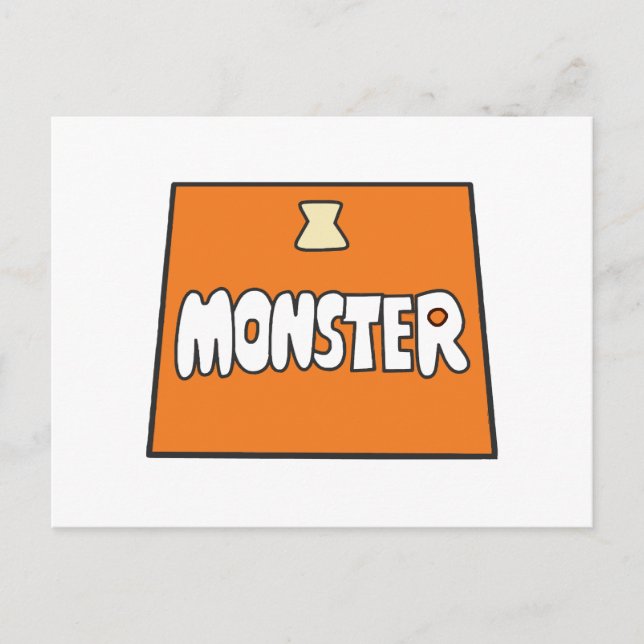 Postal Festiva Costume de pikamee, monstruo (Anverso)