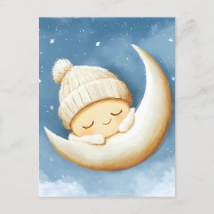 Postal Festiva Cosy Knit Nap Cresent Moon