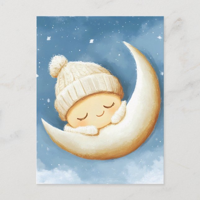 Postal Festiva Cosy Knit Nap Cresent Moon (Anverso)