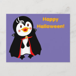 Postal Festiva Count Pengula Happy Halloween