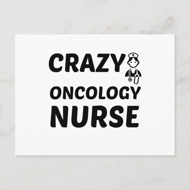 POSTAL FESTIVA CRAZY ONCOLOGY NURSE (Anverso)