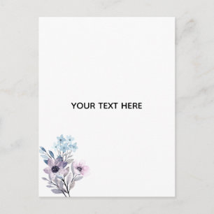 Postal Festiva Crea Tu Propia Floral