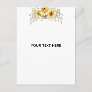 Postal Festiva Crea Tu Propia Floral
