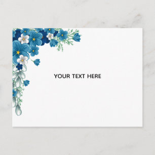 Postal Festiva Crea Tu Propia Floral