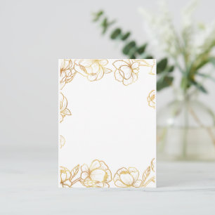 Postal Festiva Crea tu propio blanco elegante