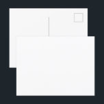 Postal Festiva Crea tu propio blanco personalizado<br><div class="desc">Crea tu propia tarjeta blanca personalizable de estilo minimalista que se puede actualizar fácilmente con tu foto y texto. Si necesitas ayuda para personalizar este producto,  por favor contáctame usando el botón de mensaje abajo y estaré encantado de ayudar.</div>
