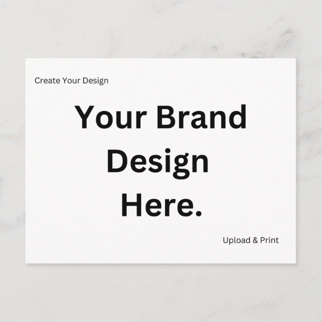 Postal Festiva Crear su propio diseño e imprimir (Anverso)