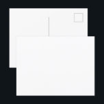 Postal Festiva Crear su propio Personalizado blanco<br><div class="desc">Crea tu propio estilo blanco personalizable y minimalista que se puede actualizar fácilmente con tu foto y texto. Si necesita ayuda para personalizar este producto,  por favor contáctenme con el botón de mensaje de abajo y estaré encantado de ayudarle.</div>