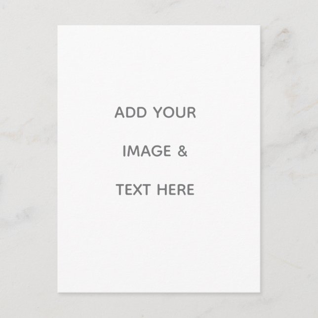 Postal Festiva Create Your Own white  (Anverso)