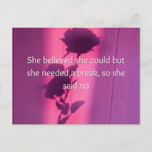 Postal Festiva Creía que podía ser divertida motivación feminista