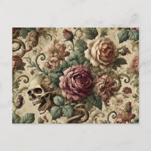 Postal Festiva Crematorio de palisandro - Victoriano gótico