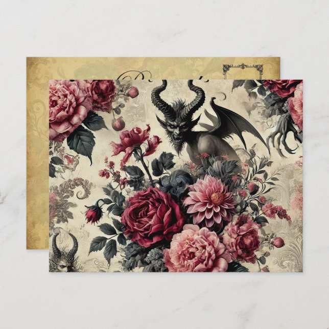 Postal Festiva 🔥 Crematorio - Victoria gótica (Anverso / Reverso)