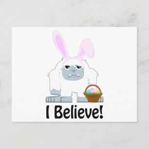 Postal Festiva ¡Creo! Easter Yeti